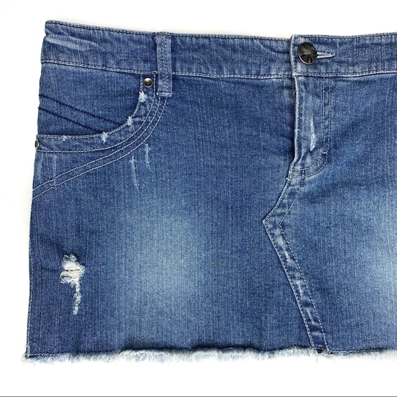 Y2K 2000s Hang Ten micro mini skirt size 9 - Picture 3 of 16